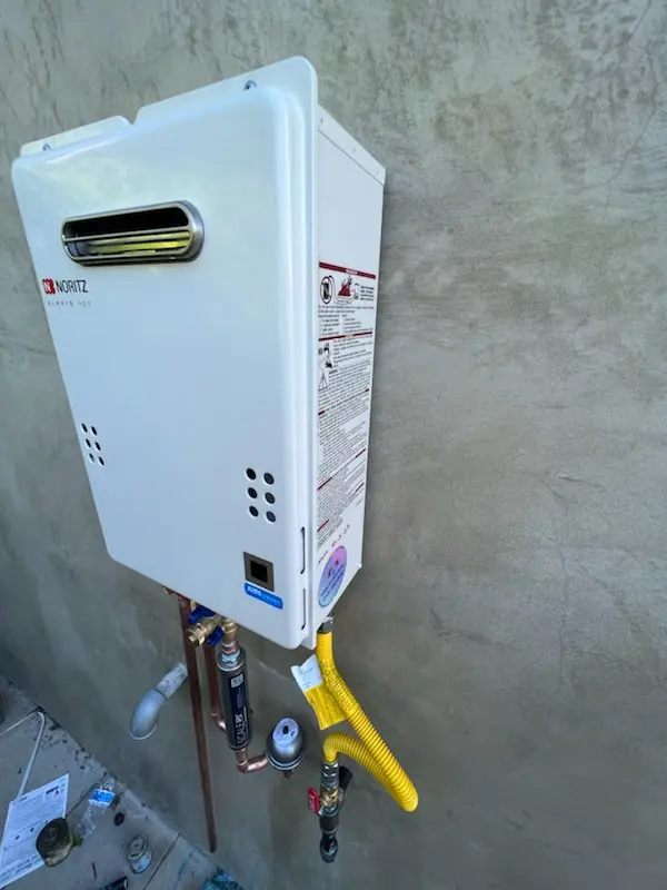 Tankless water heater installation for Southern Dunes Golf Course homes